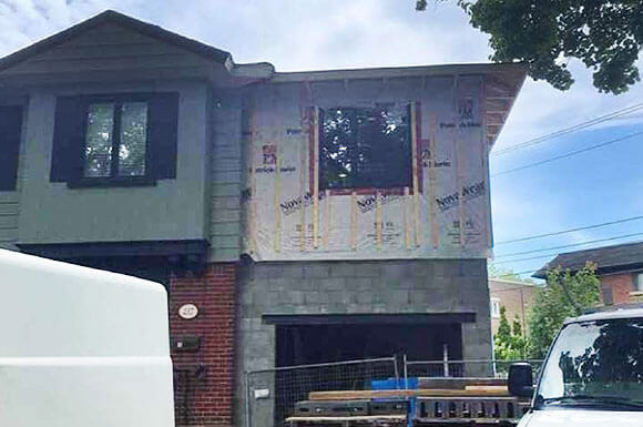 Ajout étage maison ouest Montréal