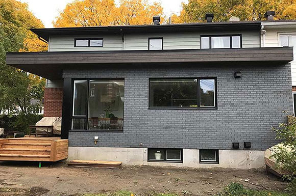 Revêtement extérieur maison Montréal